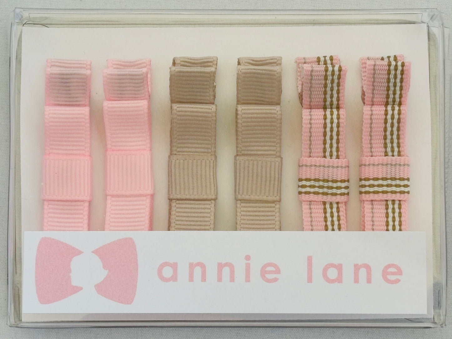 Pink/taupe pairs