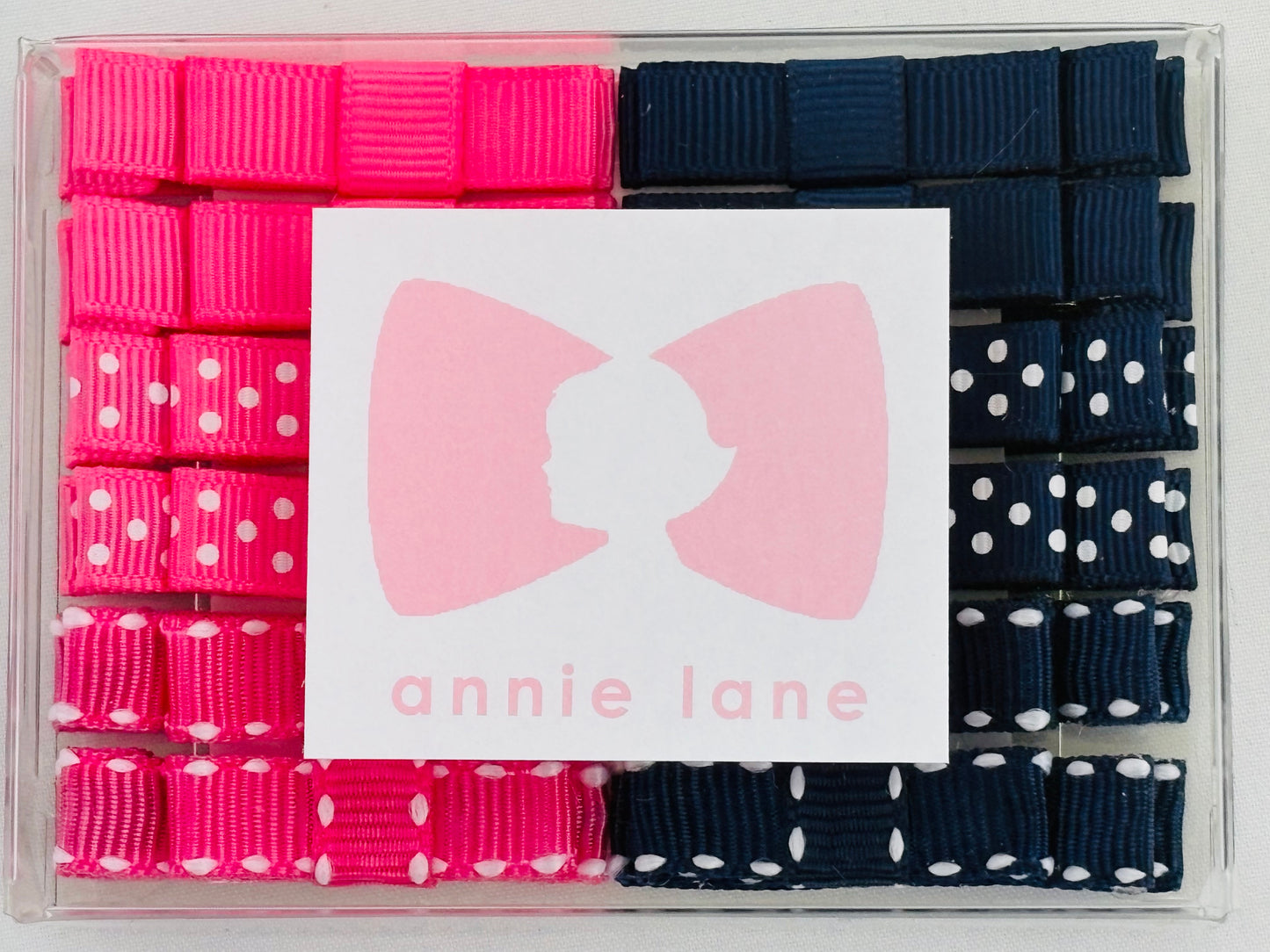 Pink/navy pairs