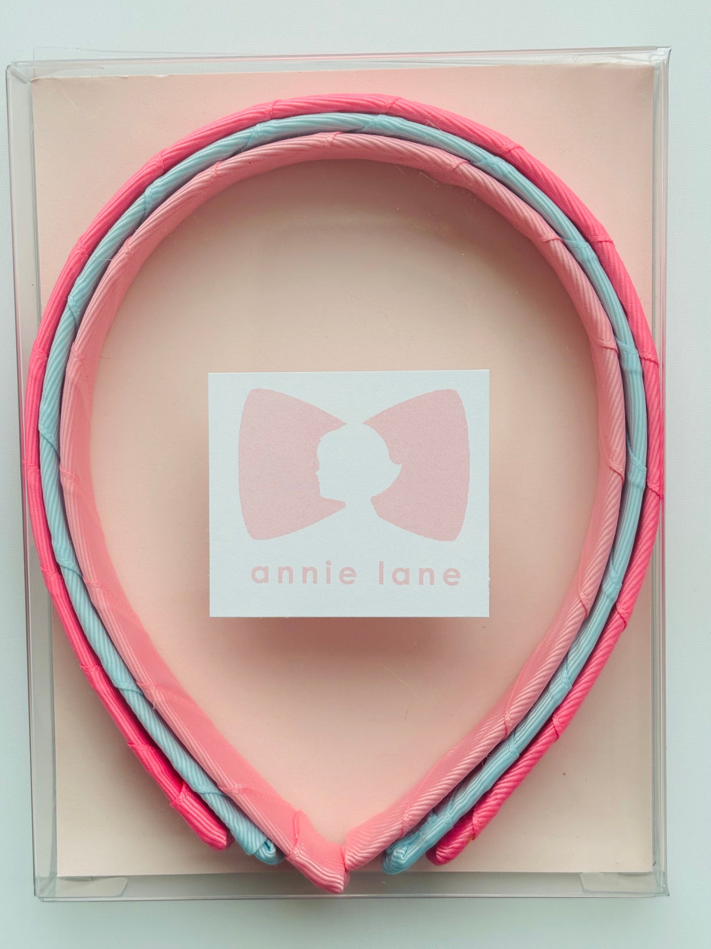Headbands - Classic Grosgrain - Sorbet, Light Blue & Pink - Set of 3