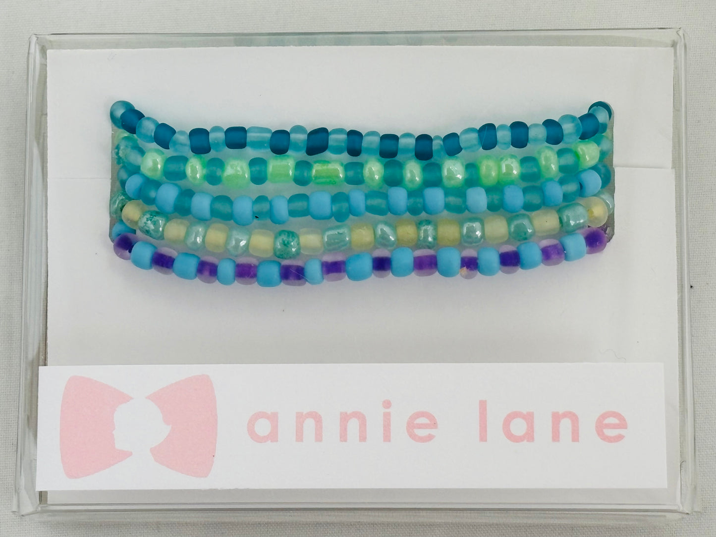 Turquoise set of five bracelets