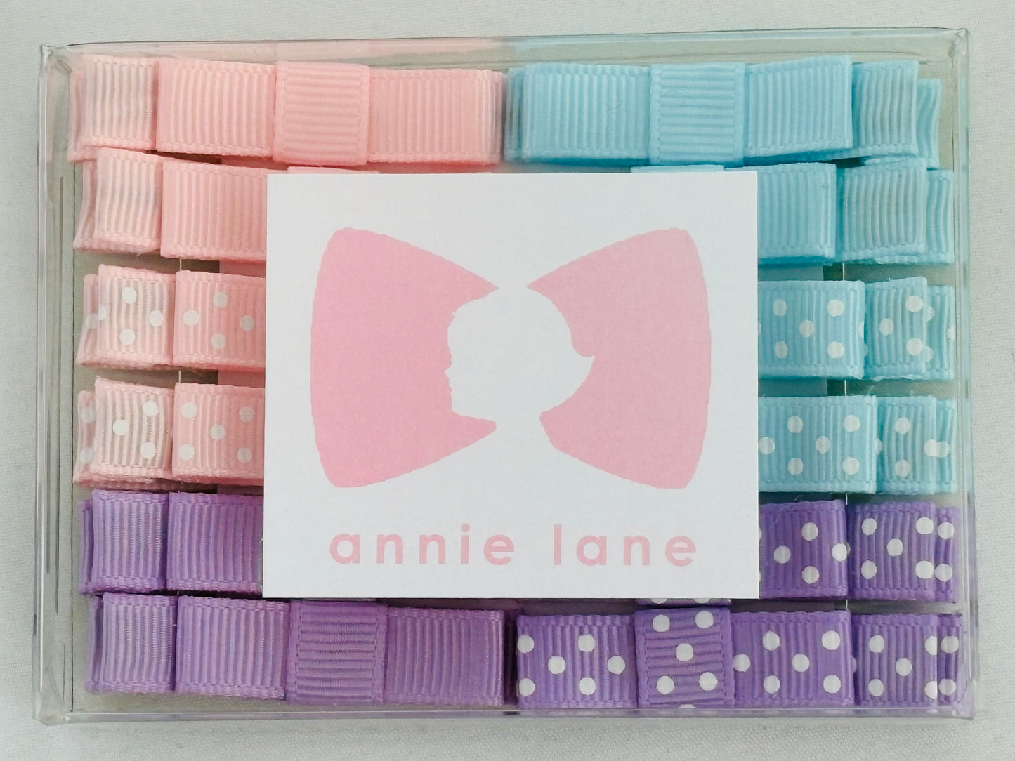 Pink/blue/lavender pairs