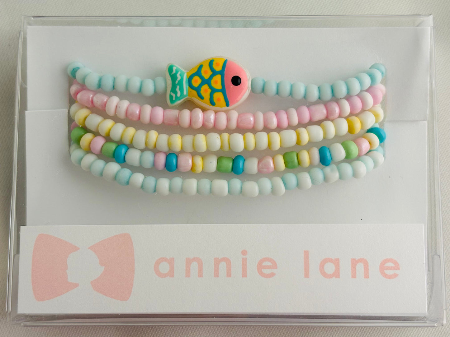 Beaded Bracelets - Tropical Fish Pastel