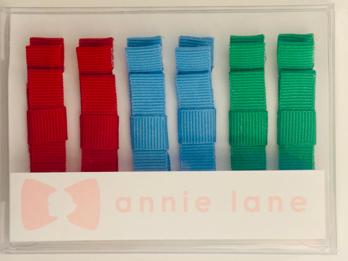 Hair Bows - Classic Grosgrain - Sale 14 - Set of Six