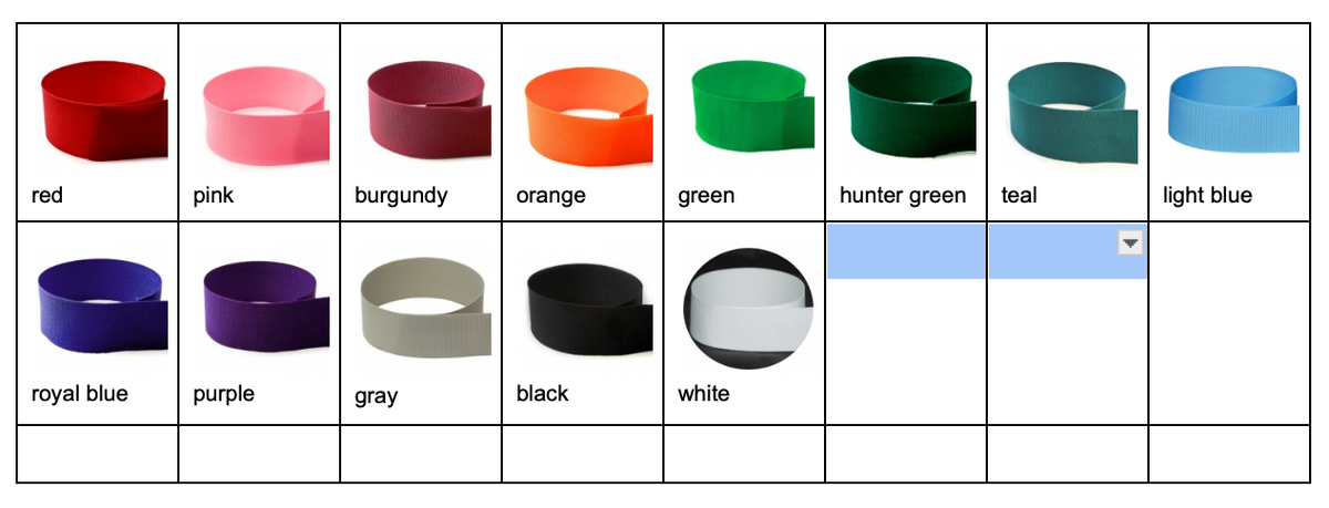 Hair Bows - Classic Grosgrain - Custom - Set of Six