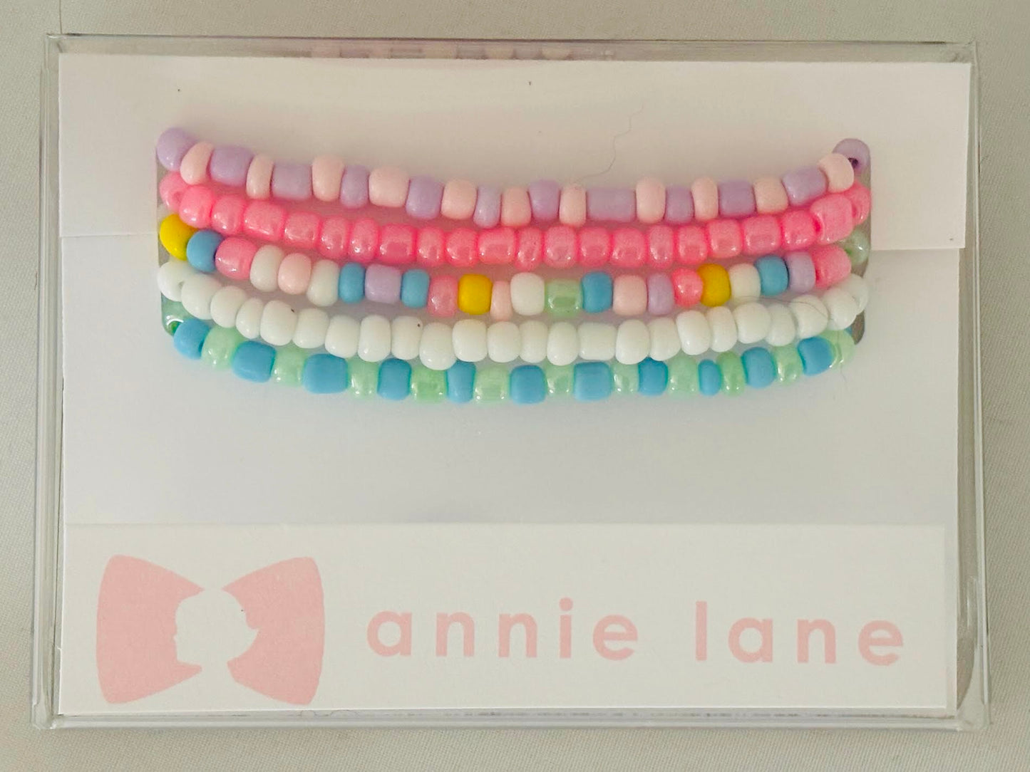 Easter set of five bracelets