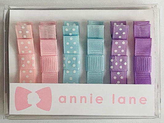 Wholesale Pink/blue/lavender polka dot pairs