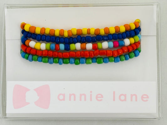 Multi 4 set of five bracelets