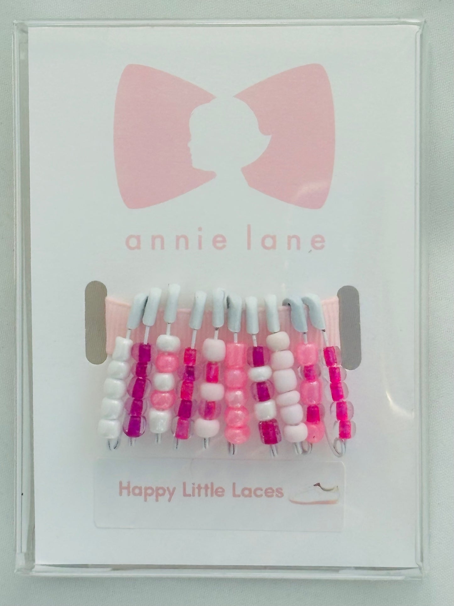 Shoelace Charms - Retro - Pink- Small