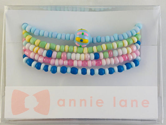 Beaded Bracelets - Blue Sky