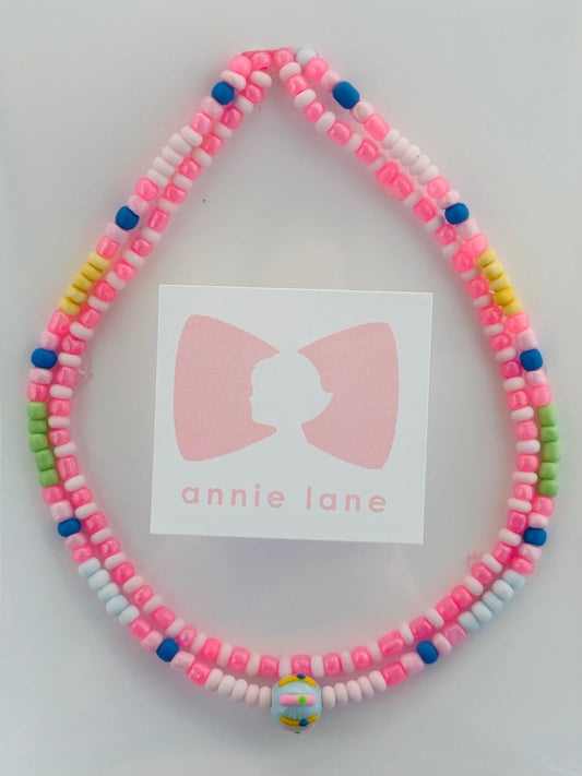 Beaded Necklaces - Blue Sky