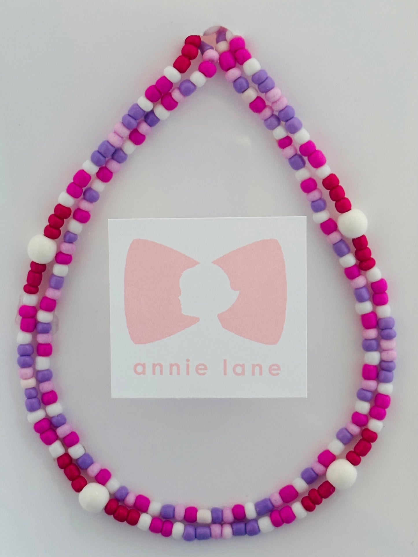 Beaded Necklaces - Berry Blossom