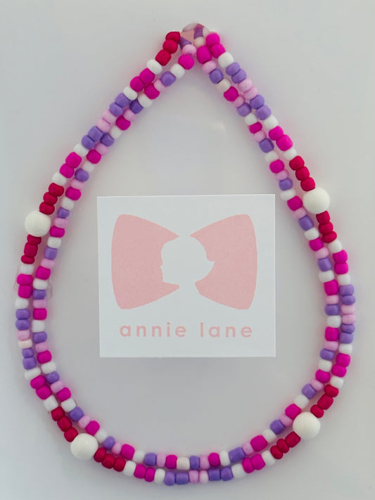 Beaded Necklaces - Berry Blossom