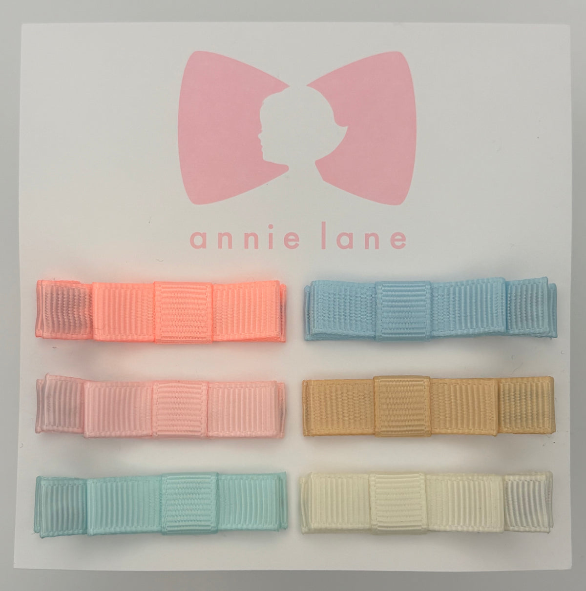 The Perfect Hair Bow - Set of Six - Soft Pastel Solids