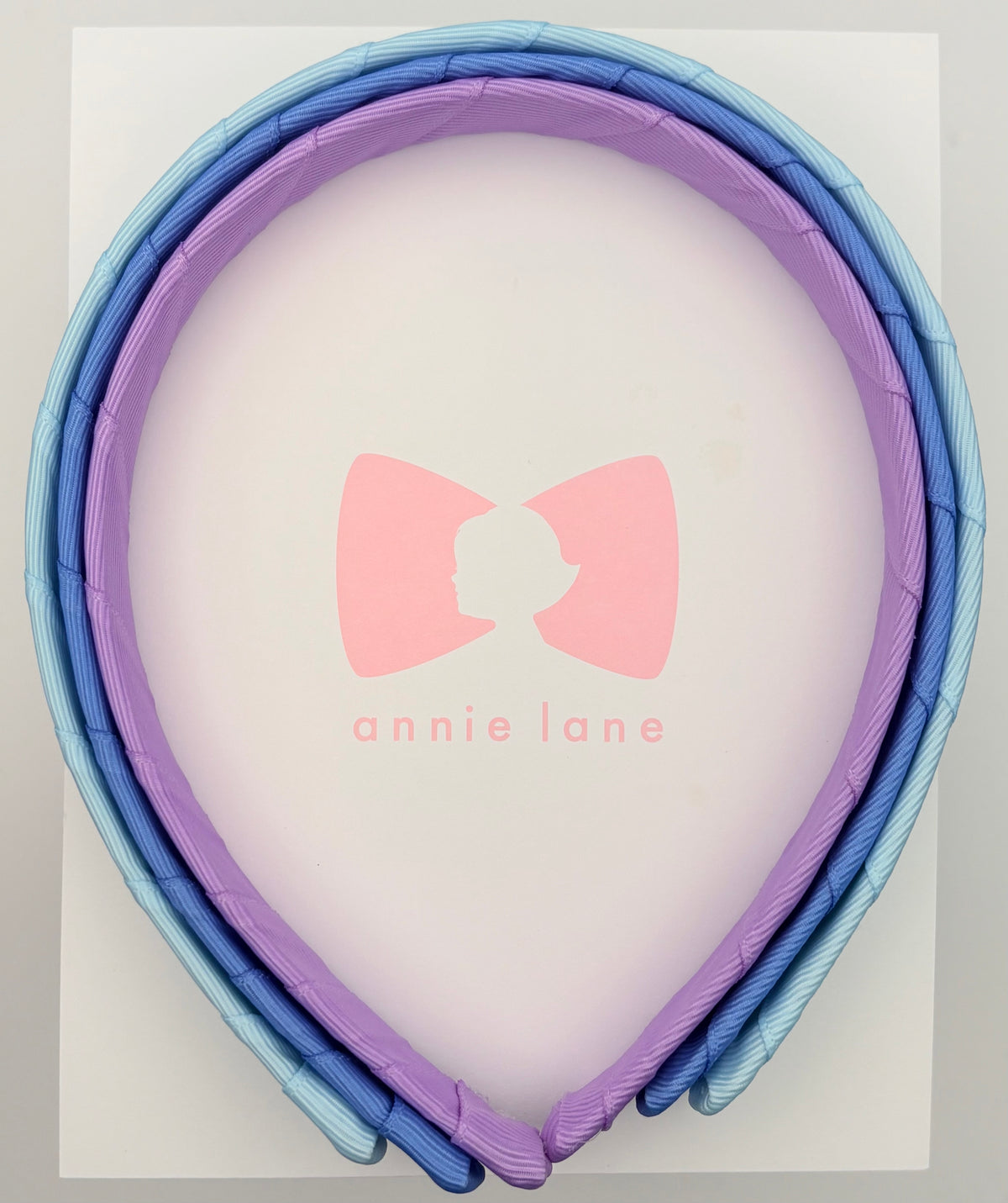 Headbands - Set of Three - Light Blue, Capri Blue & Lavender