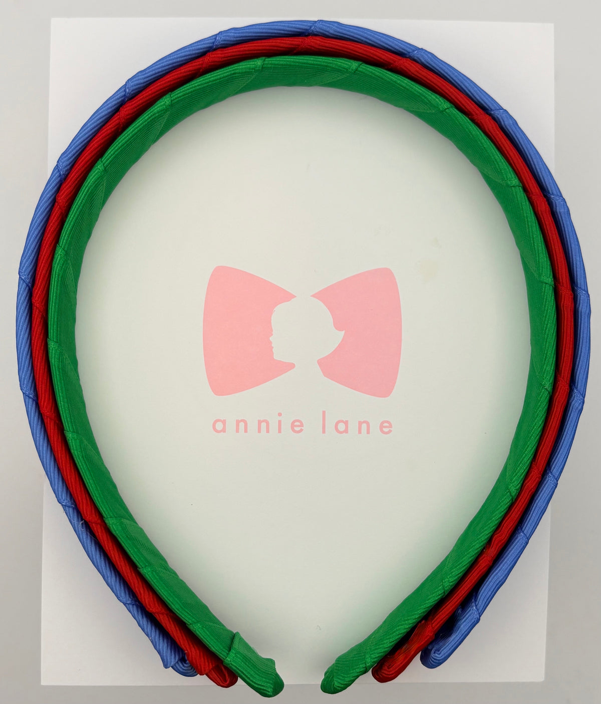 Headbands - Set of Three - Capri Blue, Red & Green