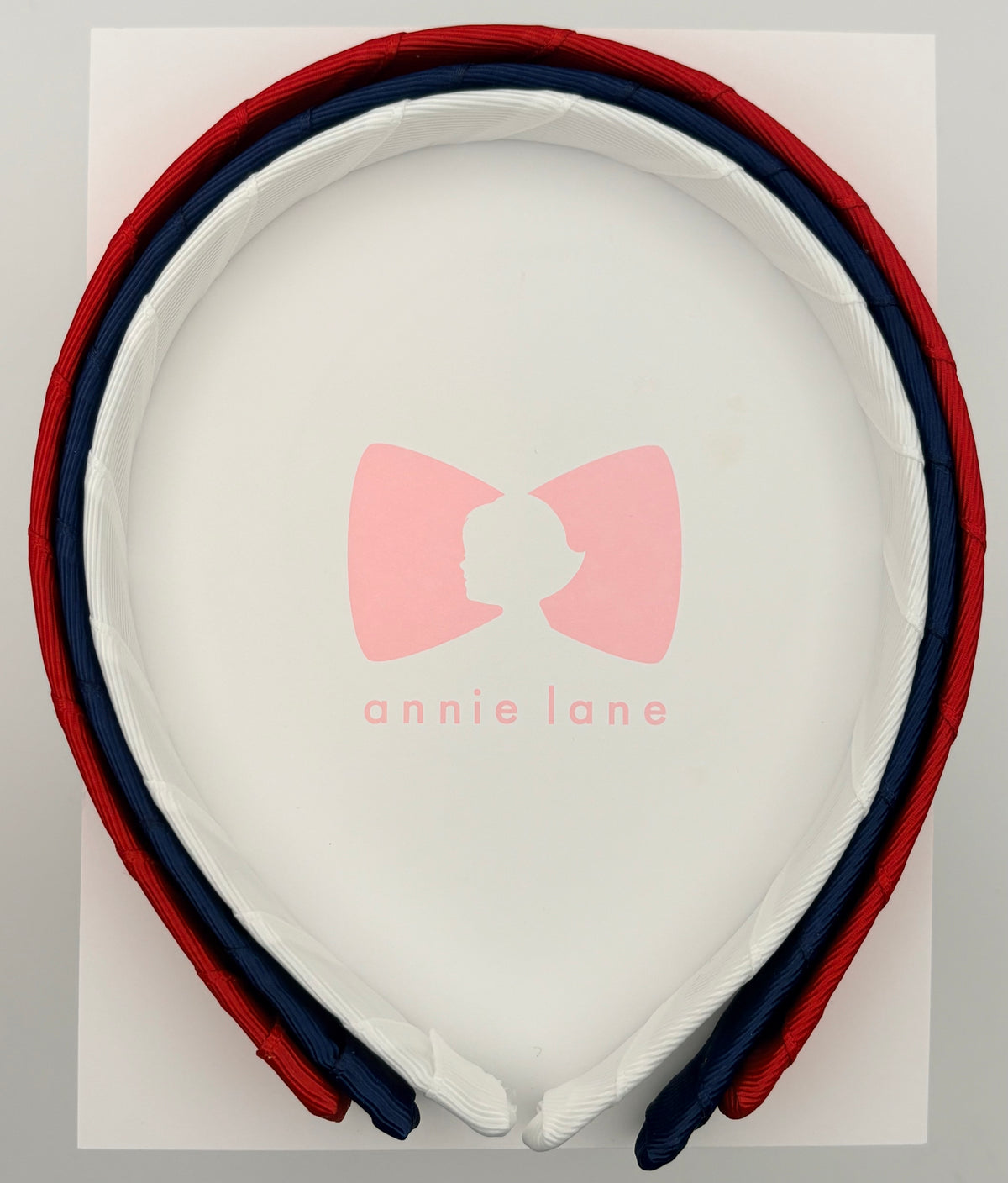 Headbands - Set of Three - Red, White & Navy