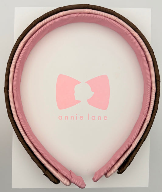 Headbands - Set of Three - Tuftan, Dusty Rose & Pink Blush