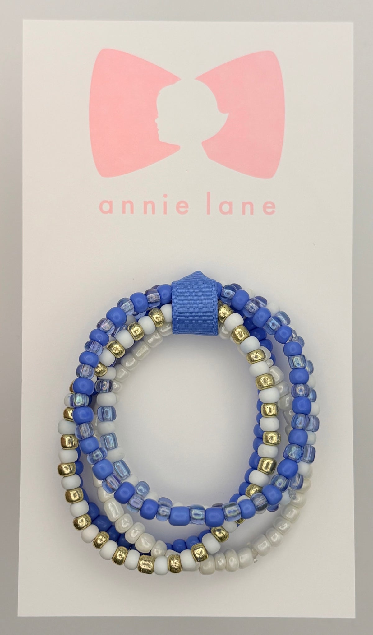 Bracelets - Set of Five - Children's Blue & Gold