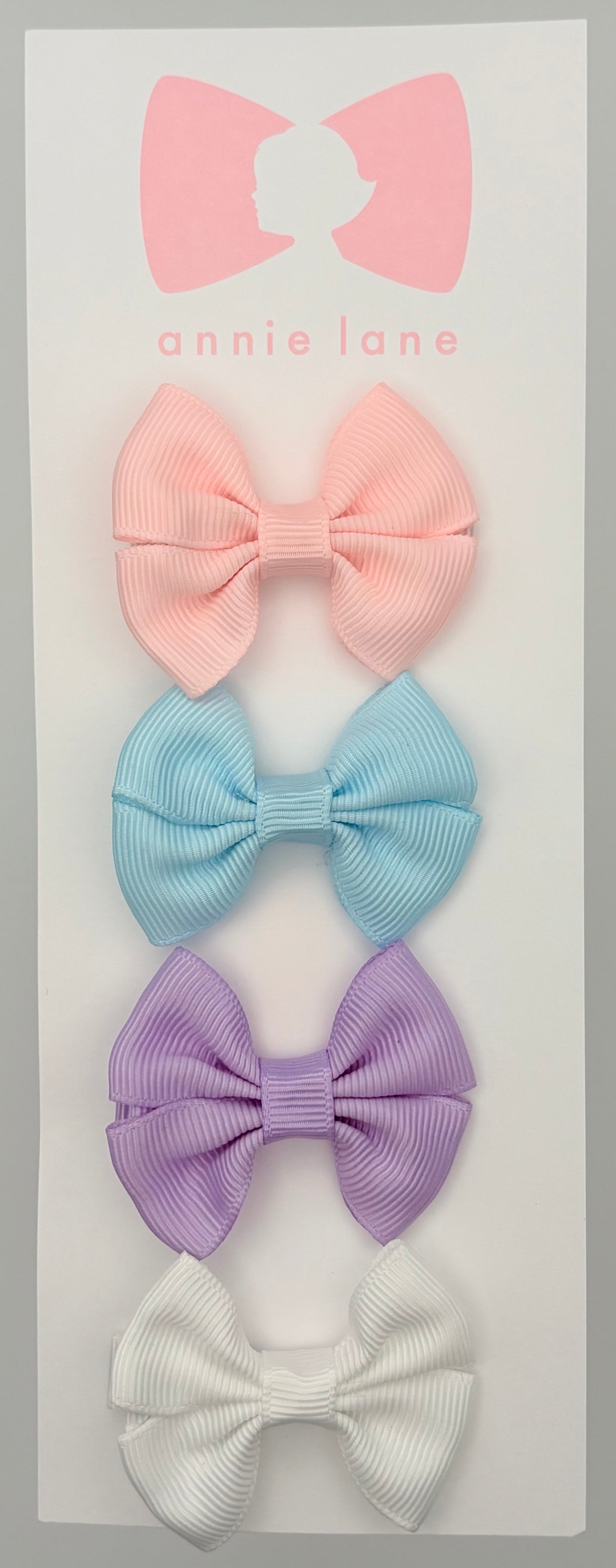 The Sweetest Hair Bow - Set of Four - Soft Pastels