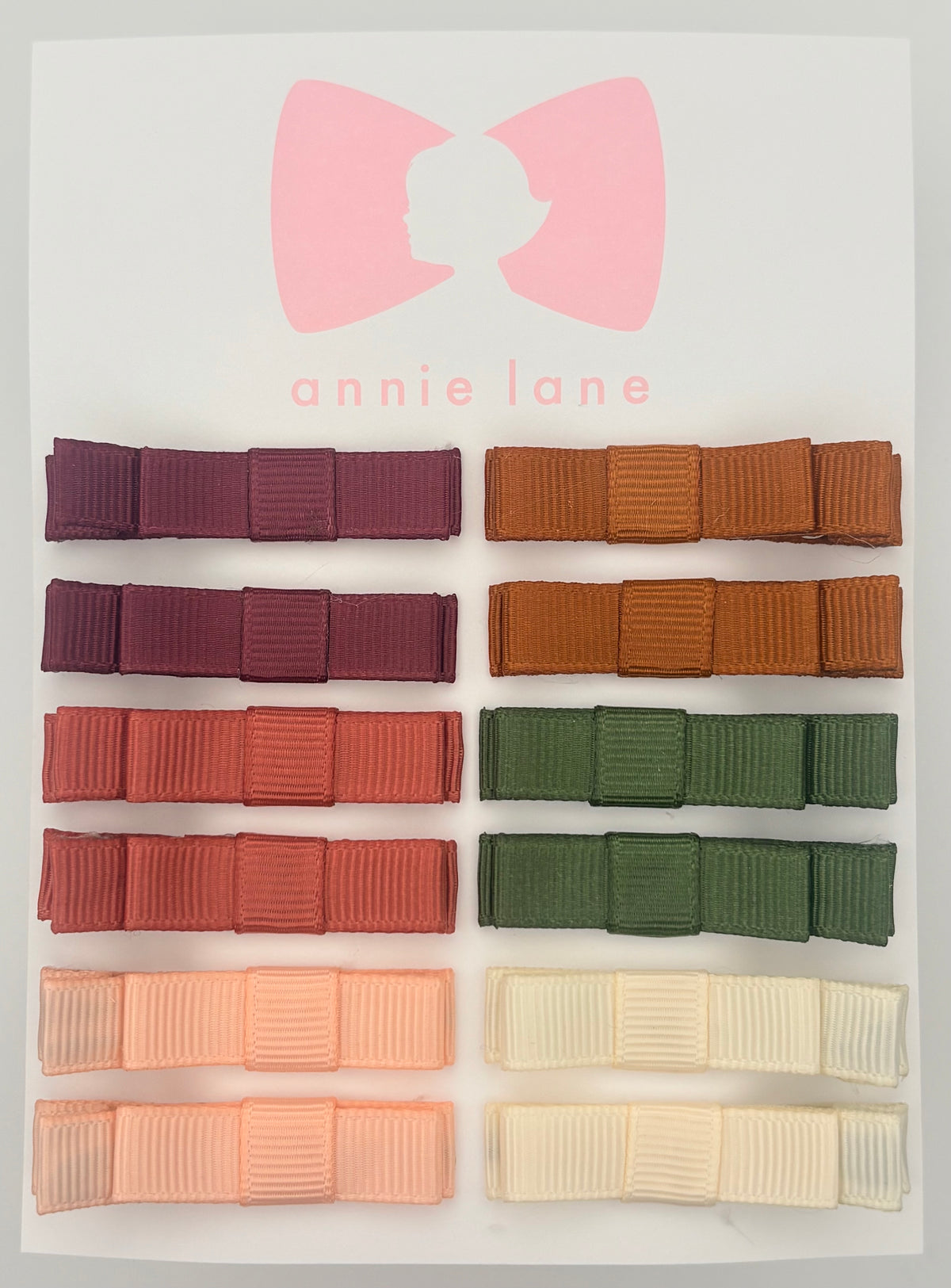 The Perfect Hair Bow - Set of 12 - Autumn Earth Tone