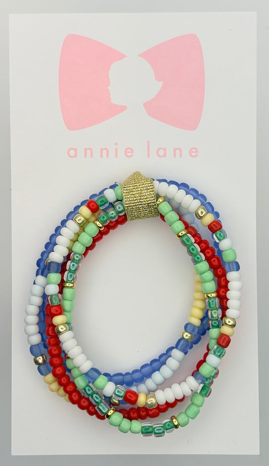Bracelets - Set of Five - Teen/Adult Color Mix