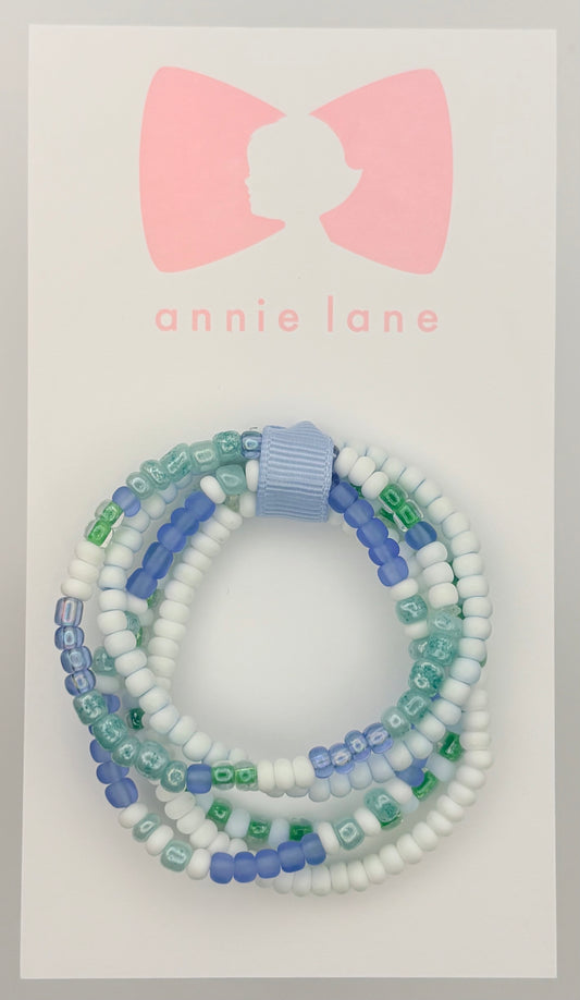 Bracelets - Set of Five - Children's Sea Glass