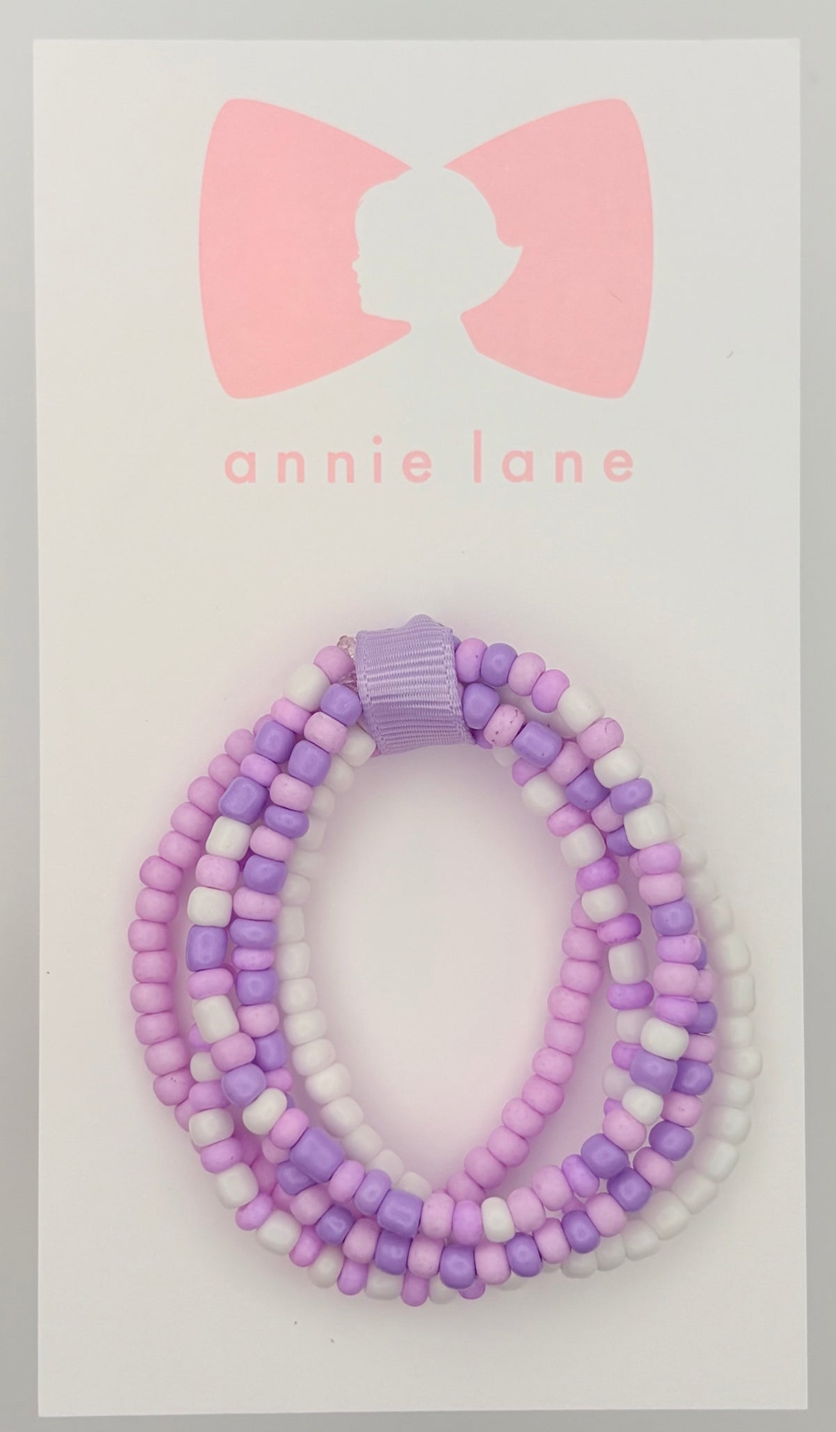 Bracelets - Set of Five - Children's Lilac Love