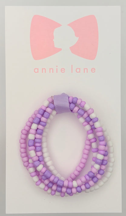 Bracelets - Set of Five - Children's Lilac Love