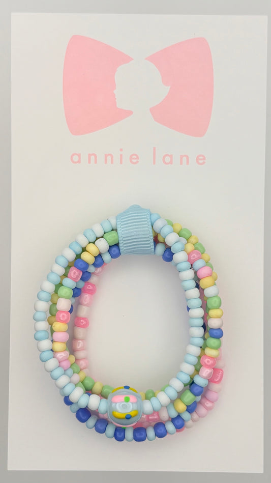 Bracelets - Set of Five - Children's Pastel Party