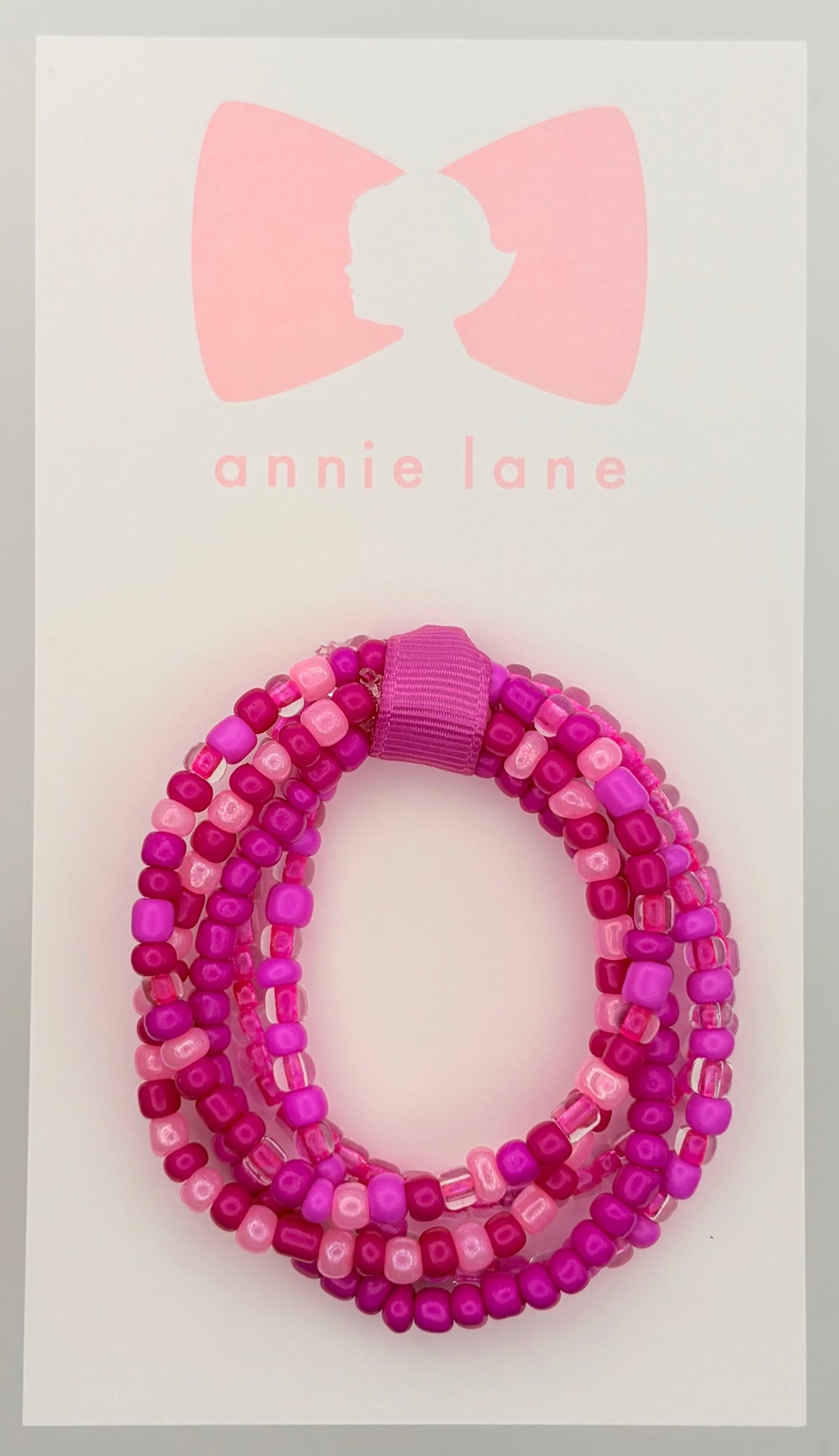 Bracelets - Set of Five - Children's Raspberry Sorbet