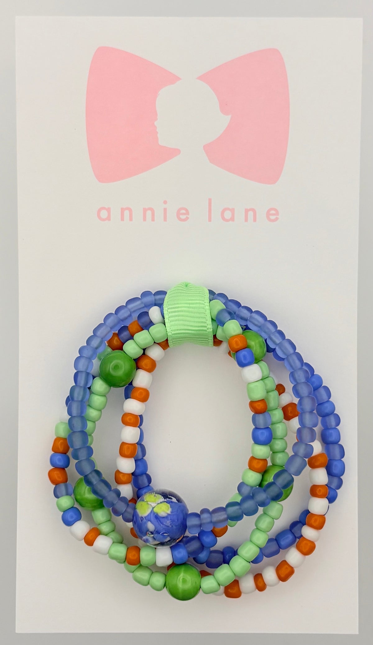 Bracelets - Set of Five - Children's Periwinkle Party