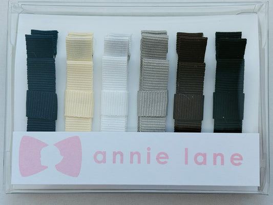 Hair Bows - Classic Grosgrain - Sale 21 - Set of Six