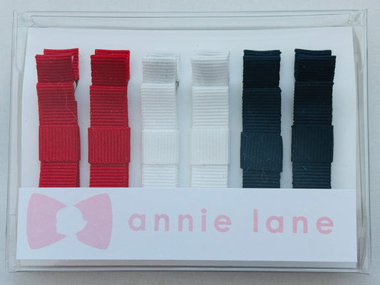 Hair Bows - Classic Grosgrain - Sale 14 - Set of Six