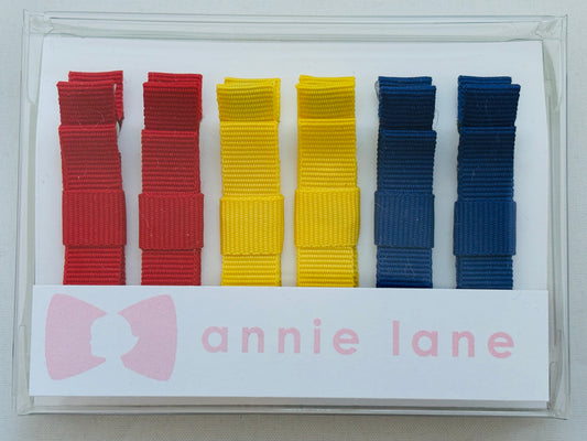 Hair Bows - Classic Grosgrain - Sale 13 - Set of Six