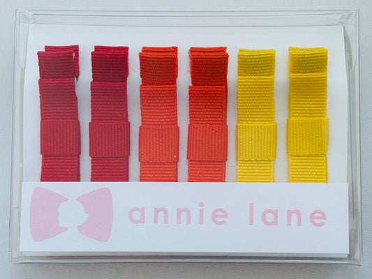 Hair Bows - Classic Grosgrain - Sale 12 - Set of Six