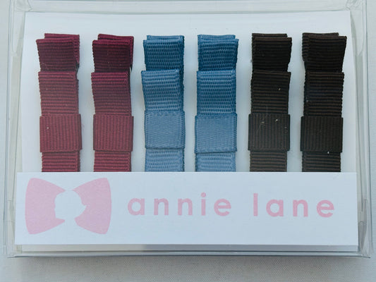 Hair Bows - Classic Grosgrain - Sale 22 - Set of Six