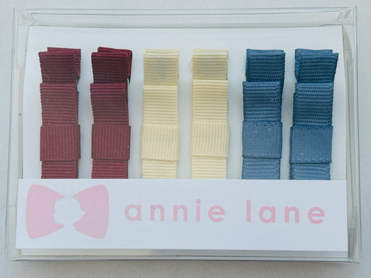 Hair Bows - Classic Grosgrain - Sale 16 - Set of Six