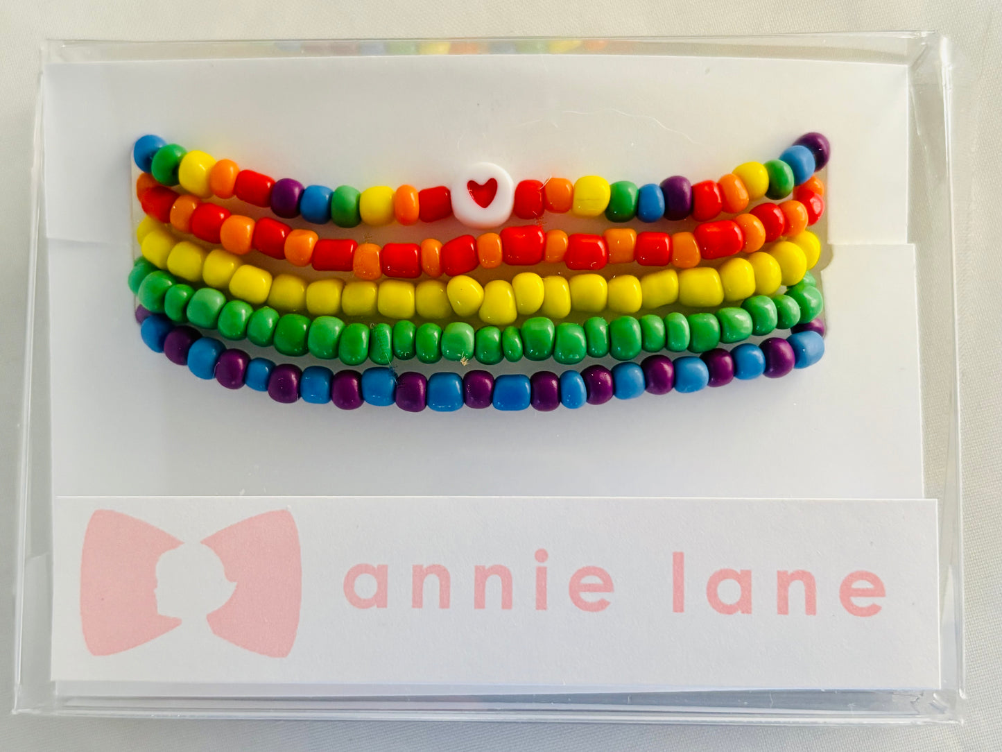 Beaded Bracelets - Love Always - Set of 5
