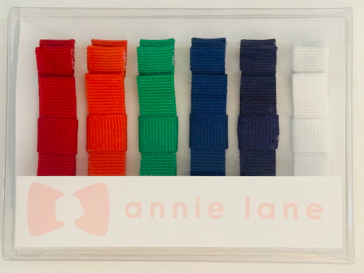 Hair Bows - Classic Grosgrain - Sale 22 - Set of Six