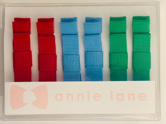 Hair Bows - Classic Grosgrain - Sale 14 - Set of Six