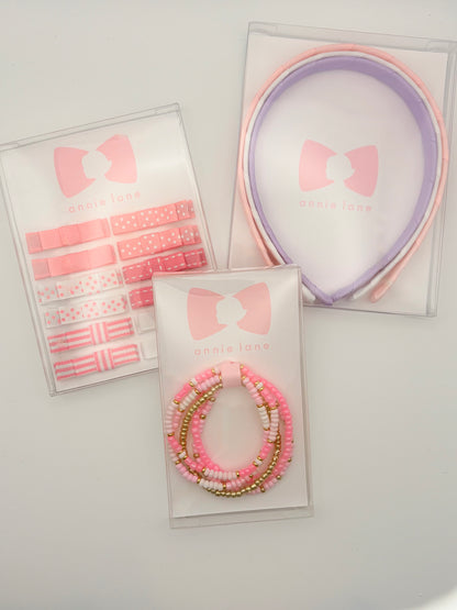 The Perfect Hair Bow - Set of 12 - Pastel Stitches