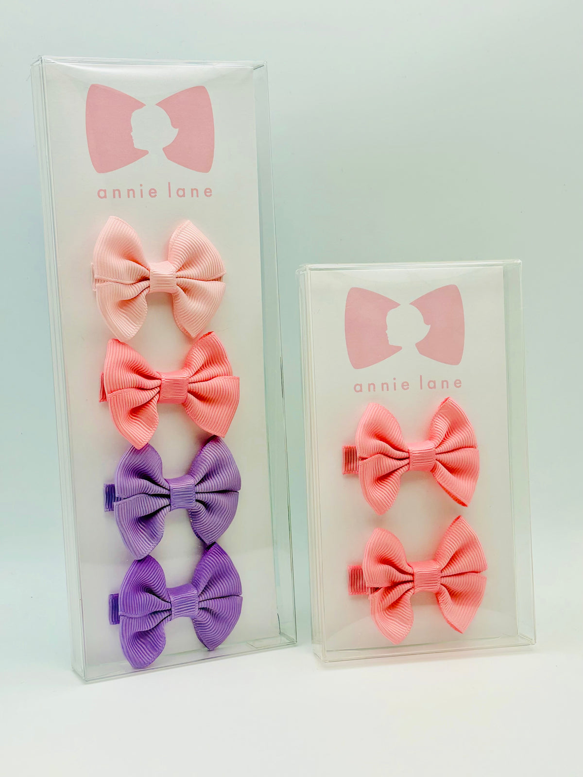 The Sweetest Hair Bow - Set of Four - Red, Yellow, Green & Navy